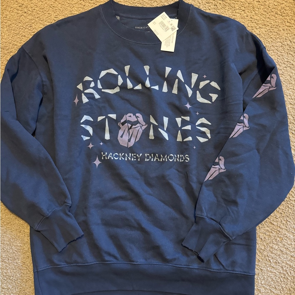 AE Rolling Stones oversized graphic sweatshirt